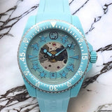 Gucci Dive Automatic Green Dial Green Rubber Strap Unisex Watch - YA136344 Authentic Buy Shop Now