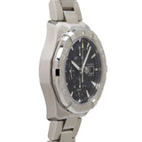 Tag Heuer Aquaracer Automatic Chronograph Black Dial Silver Steel Strap Watch for Men - CAY2110.BA0927 Authentic Buy Shop Now