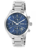 Hugo Boss Grand Prix Blue Dial Silver Steel Strap Watch for Men - 1513478 Authentic Buy Shop Now