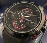 Maserati Ingegno Chronograph Black Dial Black Leather Strap Watch For Men - R8871619003 Authentic Buy Shop Now