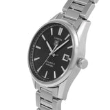 Tag Heuer Carrera Automatic Black Dial Silver Steel Strap Watch for Men - WAR211A.BA0782 Authentic Buy Shop Now