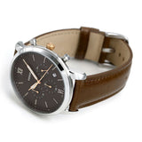 Fossil Neutra Chronograph Black Dial Brown Leather Strap Watch for Men - FS5408 Authentic Buy Shop Now