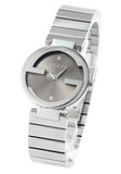 Gucci Interlocking G Brown Dial Silver Steel Strap Watch For Women - YA133506 Authentic Buy Shop Now