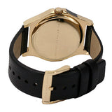 Marc Jacobs Baby Dave Gold Dial Black Leather Strap Watch for Women - MBM1264 Authentic Buy Shop Now