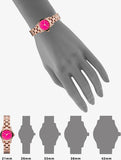 Marc Jacobs Henry Dinky Pink Dial Rose Gold Steel Strap Watch for Women - MBM3203 Authentic Buy Shop Now