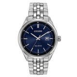 Citizen Eco Drive Blue Dial Silver Steel Strap Watch For Men - BM7250-56L Authentic Buy Shop Now
