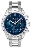 Hugo Boss Talent Blue Dial Silver Steel Strap Watch for Men - 1513582 Authentic Buy Shop Now