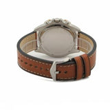 Fossil Garrett Chronograph Blue Dial Brown Leather Strap Watch for Men - FS5625 Authentic Buy Shop Now