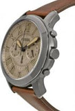 Fossil Grant Chronograph Brown Dial Brown Leather Strap Watch for Men - FS5214 Authentic Buy Shop Now