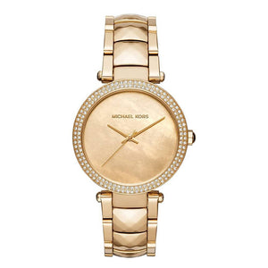 Michael Kors Parker Gold Mother of Pearl Dial Gold Steel Strap Watch for Women - MK6425 Authentic Buy Shop Now