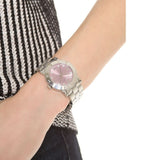 Marc Jacobs Amy Life Pink Dial Silver Steel Strap Watch for Women - MBM3300 Authentic Buy Shop Now