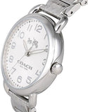 Coach Delancey White Dial Silver Steel Strap Watch for Women - 14502495 Authentic Buy Shop Now
