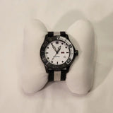 Gucci G Timeless XL White Dial Two Tone NATO Strap Watch For Men - YA126243 Authentic Buy Shop Now