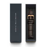Daniel Wellington Dapper York White Dial Brown Leather Strap Watch For Men - DW00100085 Authentic Buy Shop Now