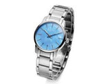 Calvin Klein City Mother of Pearl Blue Dial Silver Steel Strap Watch for Women - K2G2314X Authentic Buy Shop Now