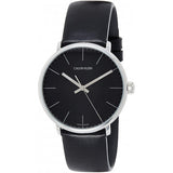 Calvin Klein High Noon Quartz Black Dial Black Leather Strap Watch for Men - K8M211C1 Authentic Buy Shop Now