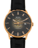 Mido Commander Automatic Black Dial Black Leather Strap Watch For Men - M021.407.36.411.00 Authentic Buy Shop Now