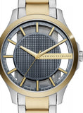 Armani Exchange Hampton Chronograph Grey Dial Two Tone Steel Strap Watch For Men - AX2403 Authentic Buy Shop Now