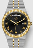 Tudor Royal Automatic Black Dial Two Tone Steel Strap Watch for Men - M28603-0003 Authentic Buy Shop Now