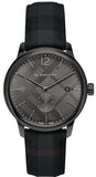Burberry The Classic Round Horseferry Black Dial Black Leather Strap Watch for Men - BU10010 Authentic Buy Shop Now