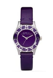 Marc Jacobs Blade Purple Dial Purple Leather Strap Watch for Women - MBM1158 Authentic Buy Shop Now