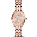 Marc Jacobs Peeker Rose Gold Dial Rose Gold Steel Strap Watch for Women - MBM3374 Authentic Buy Shop Now