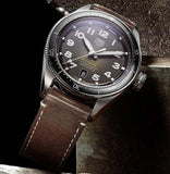 Tag Heuer Autavia Automatic Grey Dial Brown Leather Strap Watch for Men - WBE5114.FC8266 Authentic Buy Shop Now
