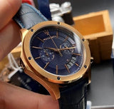 Maserati Circuito Blue Dial Blue Leather Strap Watch For Men - R8871627002 Authentic Buy Shop Now