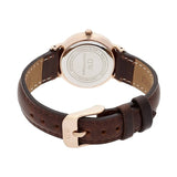 Daniel Wellington Classy Bristol White Dial Brown Leather Strap Watch For Women - DW00100062 Authentic Buy Shop Now