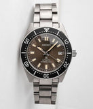 Seiko Prospex 55th Anniversary Edition Brown Dial Silver Steel Strap Watch For Men - SPB145J1 Authentic Buy Shop Now