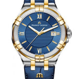 Maurice Lacroix Aikon Blue Dial Blue Leather Strap Watch for Men - AI1008-PVY11-432-1 Authentic Buy Shop Now