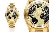 Michael Kors Bradshaw Stop Hunger Black Gold Dial Gold Steel Strap Watch for Women - MK6272 Authentic Buy Shop Now