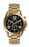 Michael Kors Bradshaw Black Dial Gold Steel Strap Watch for Women - MK5739 Authentic Buy Shop Now