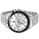 Maserati Traguardo Chronograph Silver Dial Silver Steel Strap Watch For Men - R8873612049 Authentic Buy Shop Now