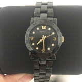 Marc Jacobs Amy Black Dial Black Steel Strap Watch for Women - MBM8595 Authentic Buy Shop Now