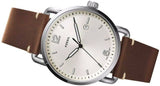 Fossil The Commuter White Dial Brown Leather Strap Watch for Men - FS5275 Authentic Buy Shop Now