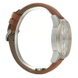 Hugo Boss Skymaster White Dial Brown Leather Strap Watch for Men - 1513786 Authentic Buy Shop Now