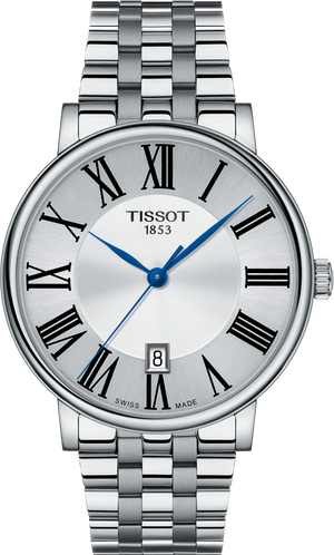 Tissot Carson Premium Silver Dial Silver Steel Strap Watch for Men - T122.417.11.033.00 Authentic Buy Shop Now