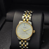 Mido Baroncelli III Automatic White Dial Two Tone Steel Strap Watch For Women - M7600.9.26.1 Authentic Buy Shop Now