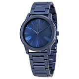 Michael Kors Hartman Quartz Blue Dial Blue Steel Strap Watch For Women - MK3509 Authentic Buy Shop Now