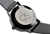 Calvin Klein Post Minimal Black Dial Black Leather Strap Watch for Men - K7621401 Authentic Buy Shop Now