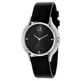 Calvin Klein Skirt Black Dial Black Leather Strap Watch for Women - K2U231CS Authentic Buy Shop Now