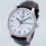 Mido Multifort Automatic Silver Dial Black Leather Strap Watch For Men - M005.430.16.031.80 Authentic Buy Shop Now
