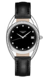 Longines Equestrian Arche Quartz Diamond Black Dial Watch for Women - L6.136.0.57.0 Authentic Buy Shop Now