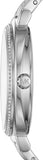 Michael Kors Cinthia White Mother of Pearl Dial Silver Steel Strap Watch for Women for Women - MK3641 Authentic Buy Shop Now