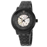 Maserati Granturismo Sport GT Skeleton Black Dial Black Steel Strap Watch For Men - R8823134003 Authentic Buy Shop Now