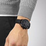 Tissot Chrono XL Vintage Black Dial Black Leather Strap Watch For Men - T116.617.36.052.00 Authentic Buy Shop Now