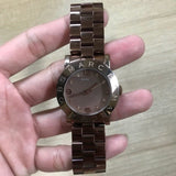 Marc Jacobs Amy Brown Dial Brown Steel Strap Watch for Women - MBM3119 Authentic Buy Shop Now
