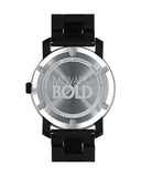Movado Bold Black Dial Black Steel Strap Watch For Men - 3600047 Authentic Buy Shop Now