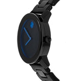 Movado Bold TR90 Black Dial Black Steel Strap Watch for Men - 3600099 Authentic Buy Shop Now